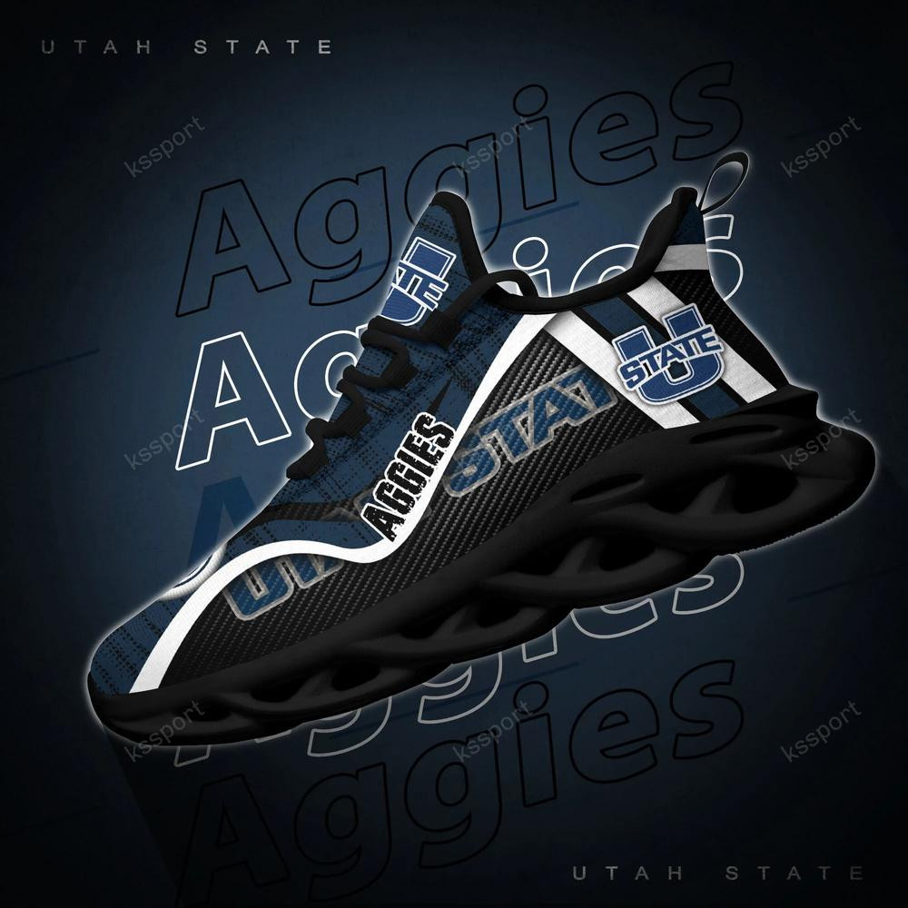 Utah State Aggies Personalized Max Soul Shoes 2022 - Famjoys Utah State Aggies Personalized Max Soul Shoes 2022 - Famjoys