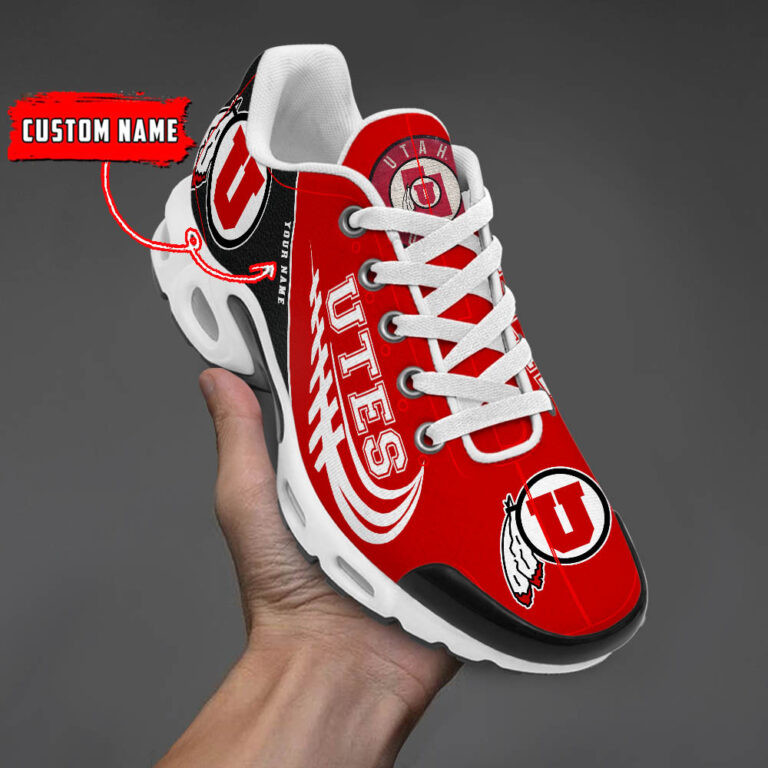 Utah Utes Custom Name TN Shoes DS001