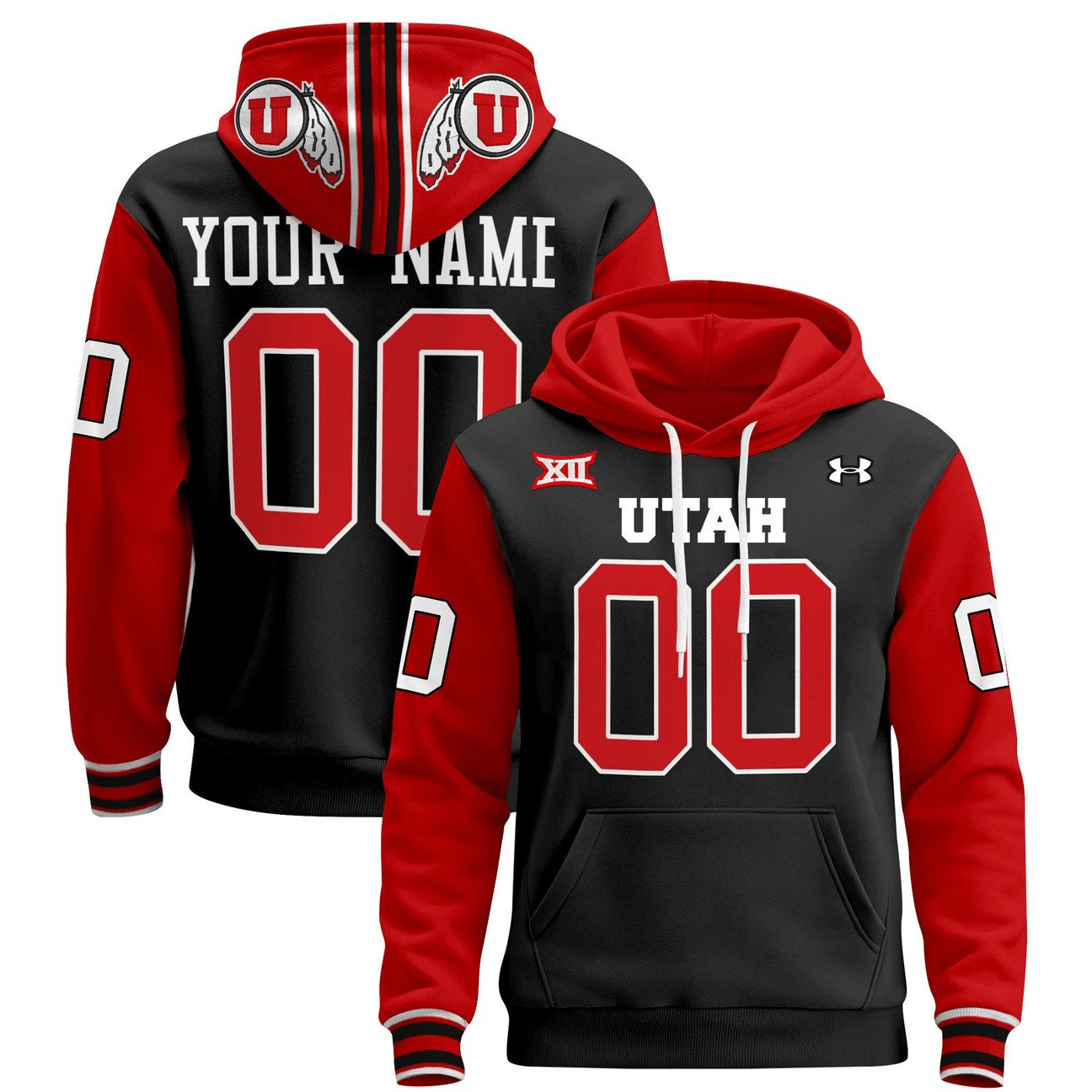 Utah Utes Football Hoodie - Famjoys Utah Utes Football Hoodie - Famjoys