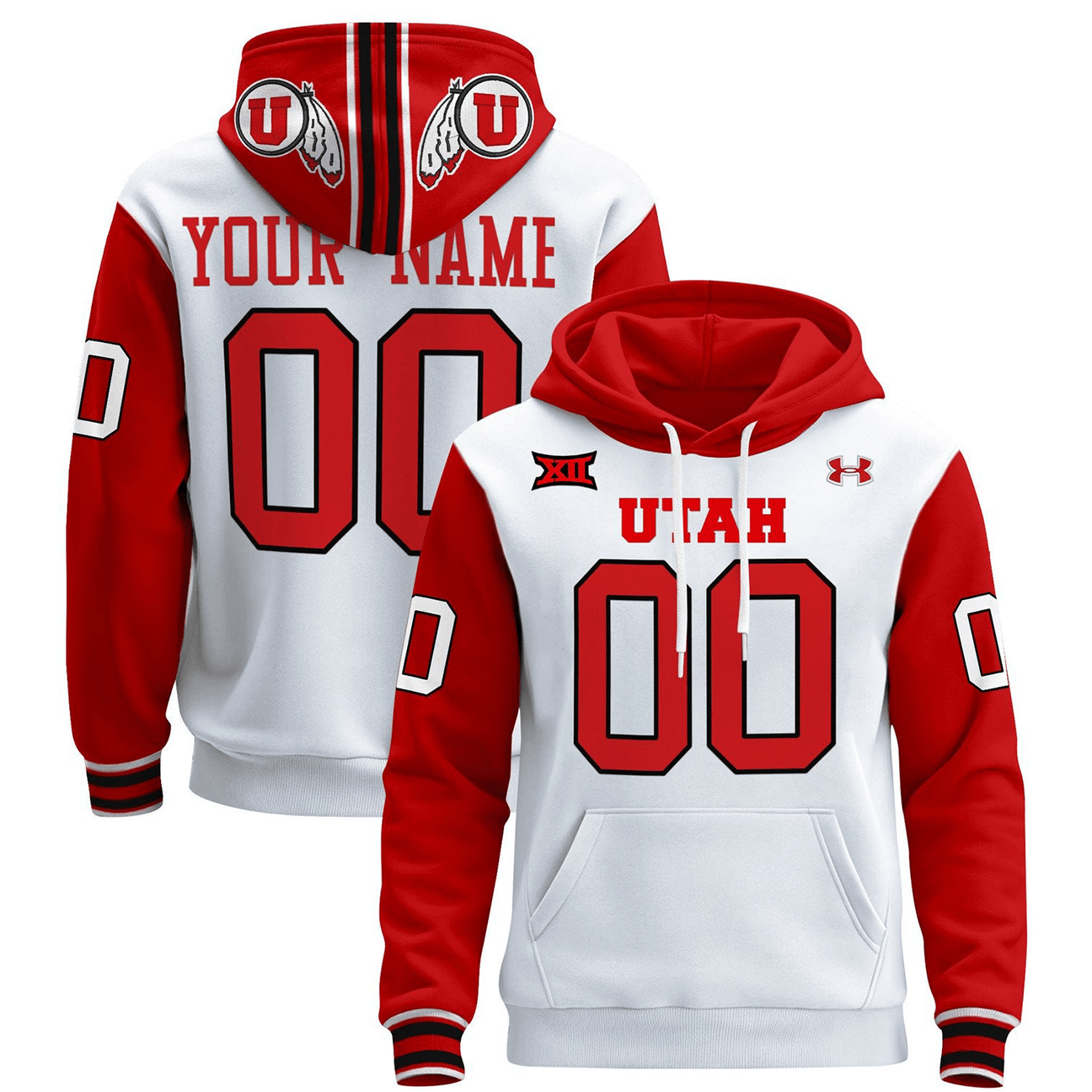 Utah Utes Football Hoodie - Famjoys Utah Utes Football Hoodie - Famjoys