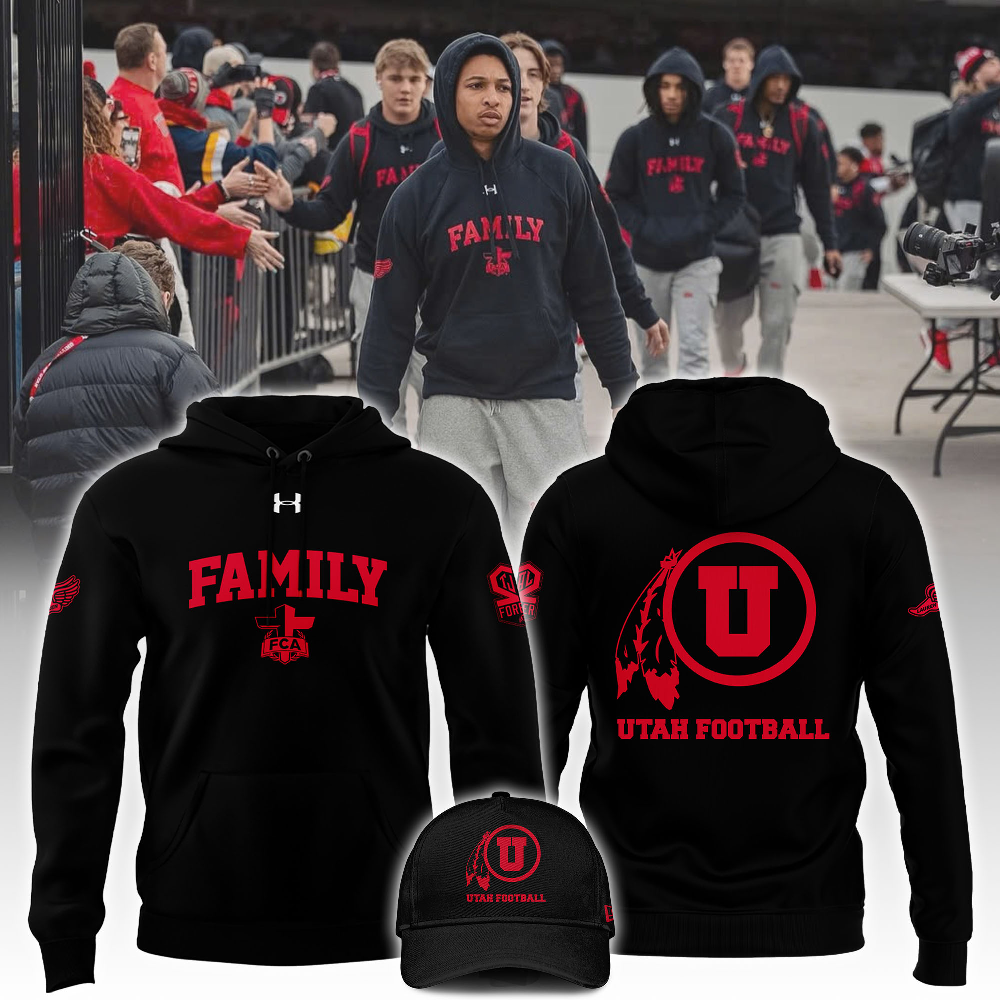 Utah Utes Football New Family Forever Hoodie - Famjoys Utah Utes Football New Family Forever Hoodie - Famjoys