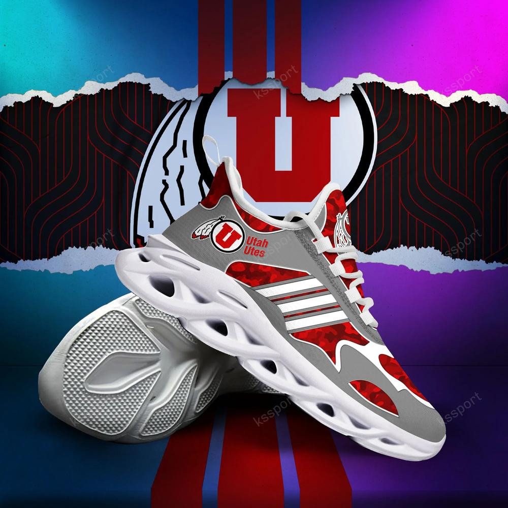 Utah Utes Max Soul Clunky, Camo Running Sneakers For Fan Ever - Famjoys Utah Utes Max Soul Clunky, Camo Running Sneakers For Fan Ever - Famjoys