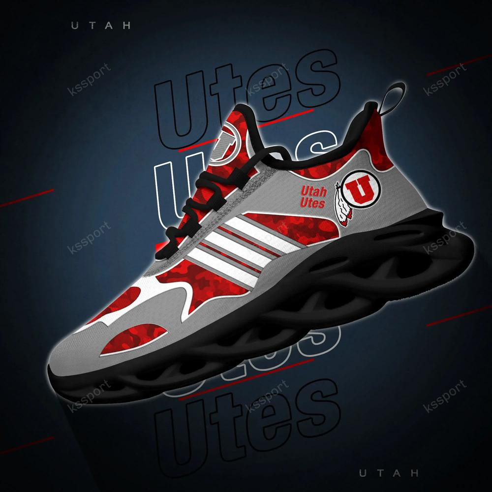 Utah Utes Max Soul Clunky, Camo Running Sneakers For Fan Ever - Famjoys Utah Utes Max Soul Clunky, Camo Running Sneakers For Fan Ever - Famjoys
