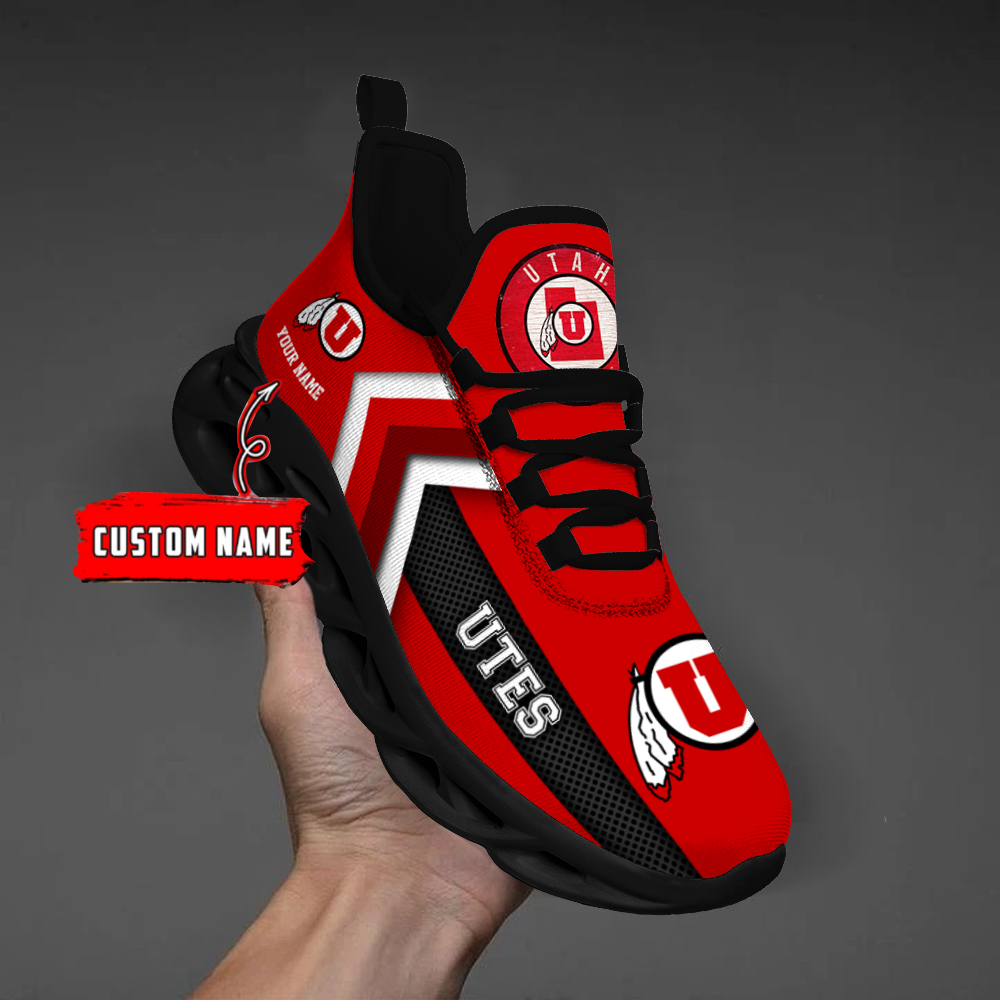 Utah Utes Personalized Custom Name Max Soul Shoes DS003 - Famjoys Utah Utes Personalized Custom Name Max Soul Shoes DS003 - Famjoys