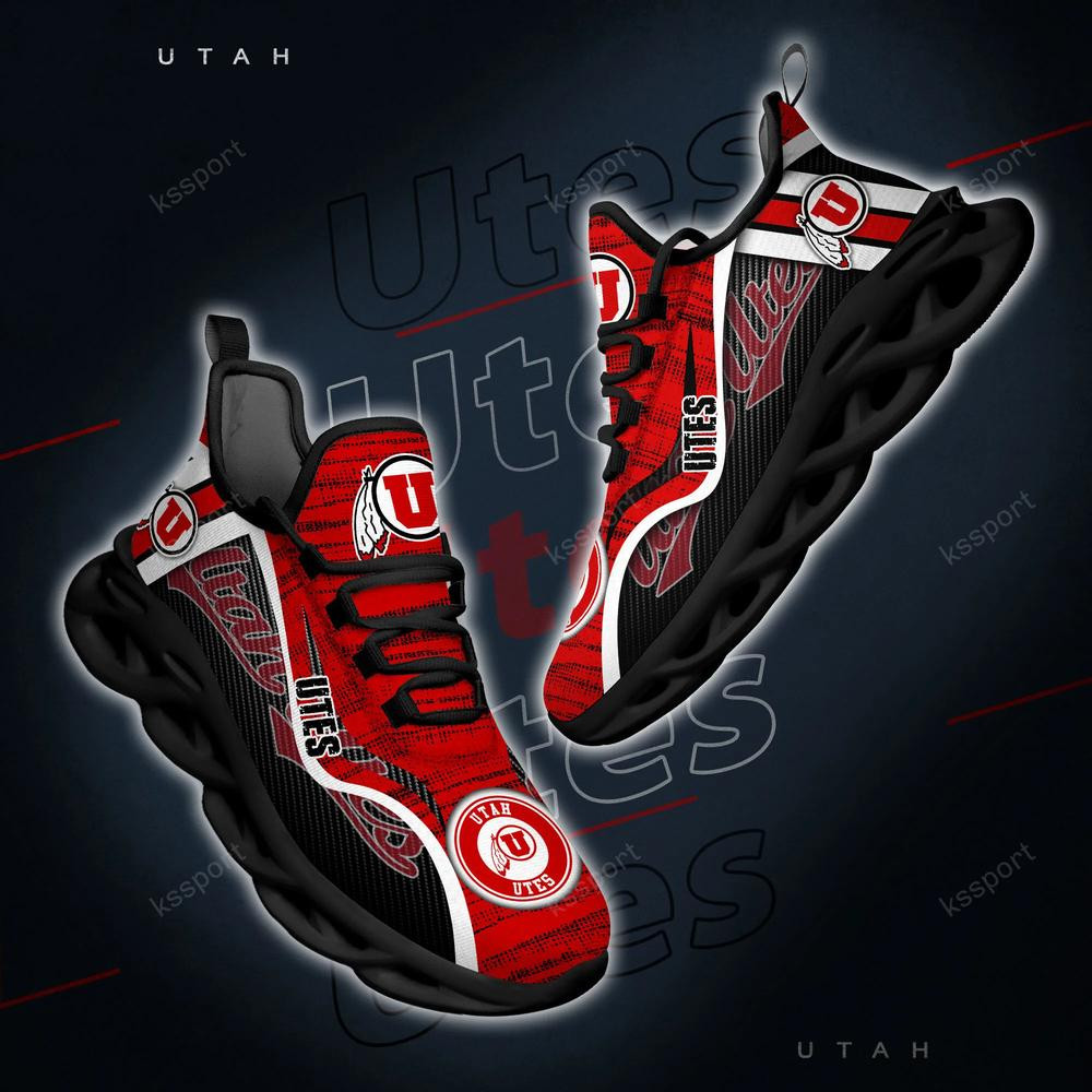 Utah Utes Personalized Max Soul Shoes 2022 - Famjoys Utah Utes Personalized Max Soul Shoes 2022 - Famjoys