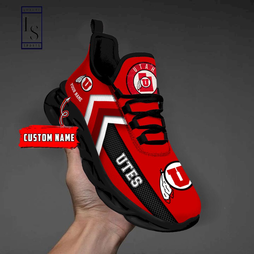 Utah Utes Personalized Max Soul Shoes - Famjoys Utah Utes Personalized Max Soul Shoes - Famjoys