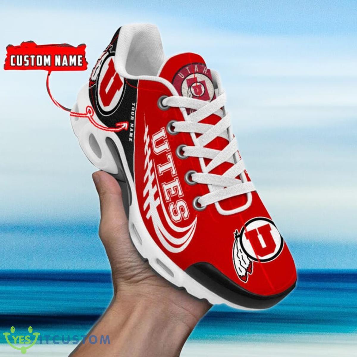 Utah Utes Personalized Name Air Cushion Sports Shoes Sneaker KLTNS220475 - Famjoys Utah Utes Personalized Name Air Cushion Sports Shoes Sneaker KLTNS220475 - Famjoys