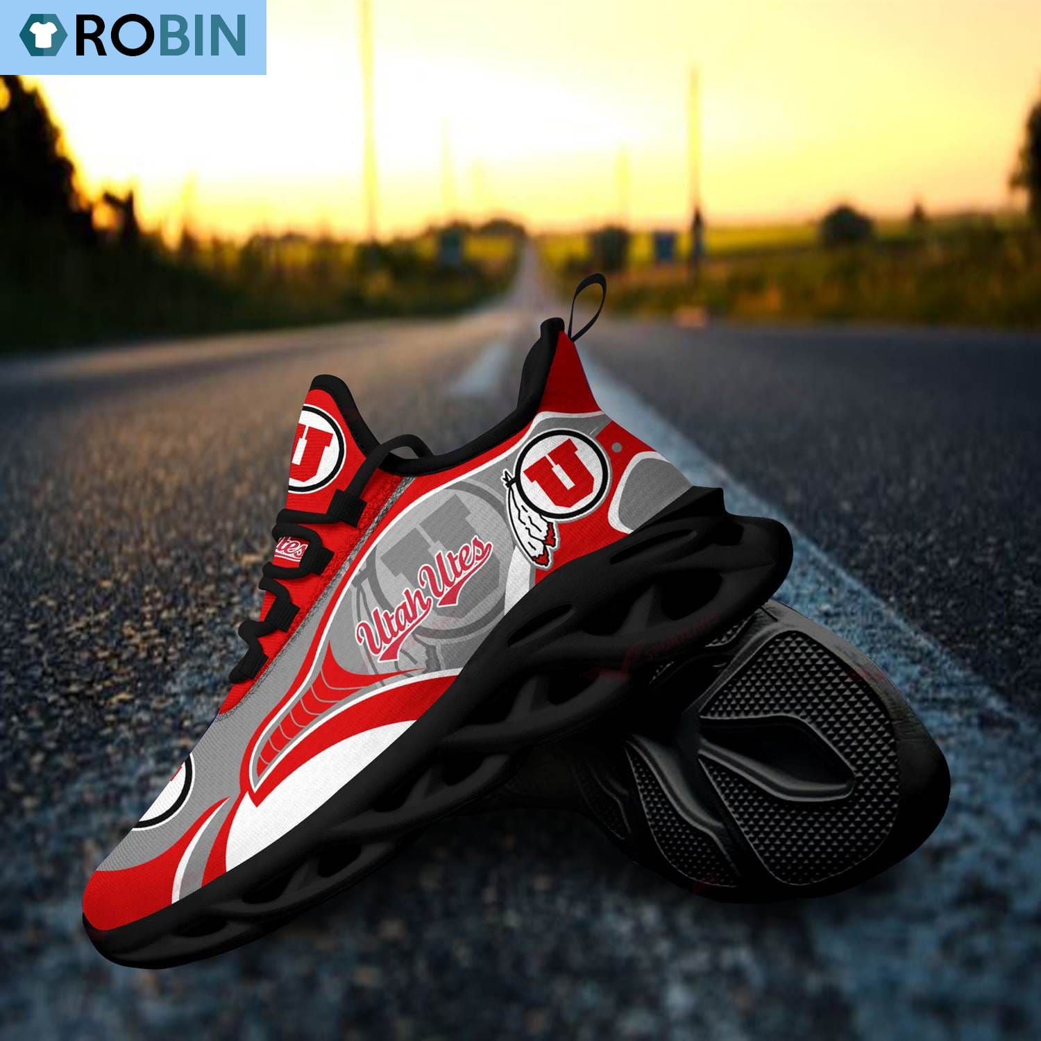Utah Utes Sport Shoes, Shoes Gift - Famjoys Utah Utes Sport Shoes, Shoes Gift - Famjoys