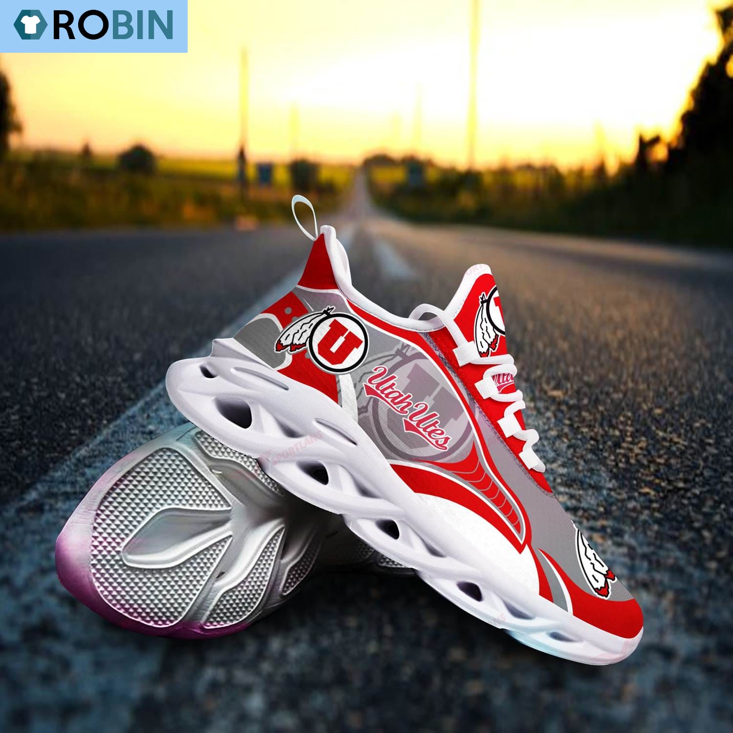 Utah Utes Sport Shoes, Shoes Gift - Famjoys Utah Utes Sport Shoes, Shoes Gift - Famjoys