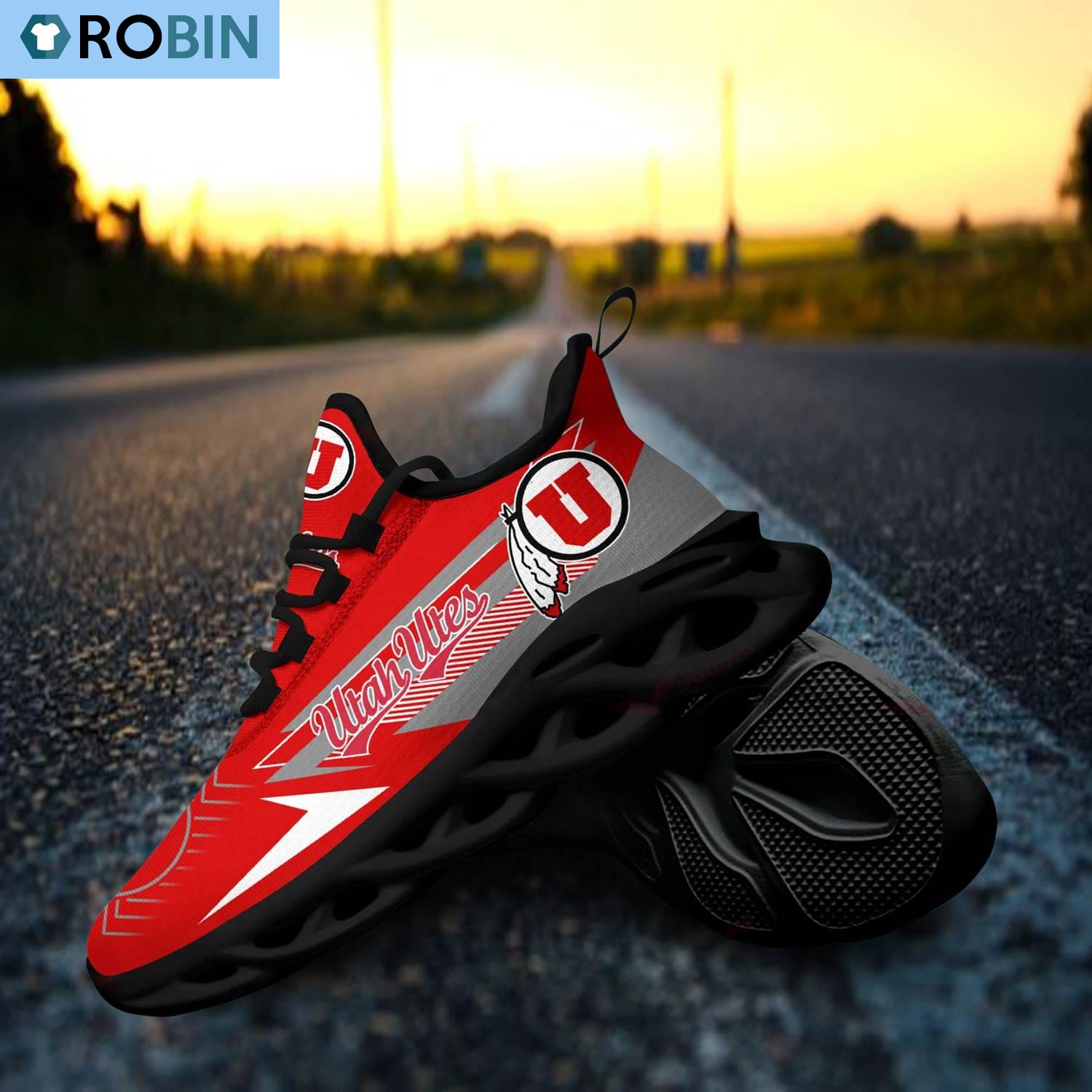 Utah Utes Sport Shoes Sneakers - Famjoys Utah Utes Sport Shoes Sneakers - Famjoys