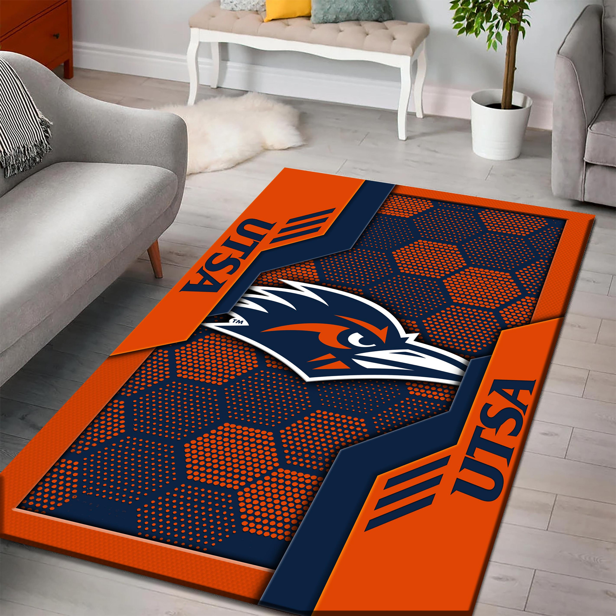 UTSA Roadrunners Area Rugs 3721 - Famjoys UTSA Roadrunners Area Rugs 3721 - Famjoys