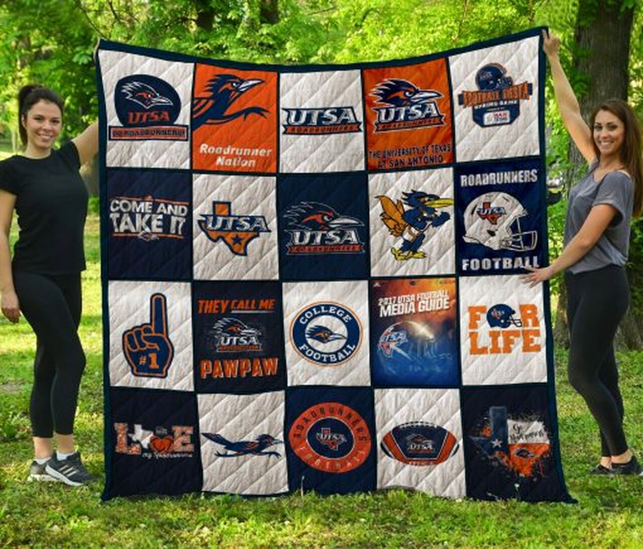 Utsa Roadrunners Quilt Blanket #1597 - Famjoys Utsa Roadrunners Quilt Blanket #1597 - Famjoys