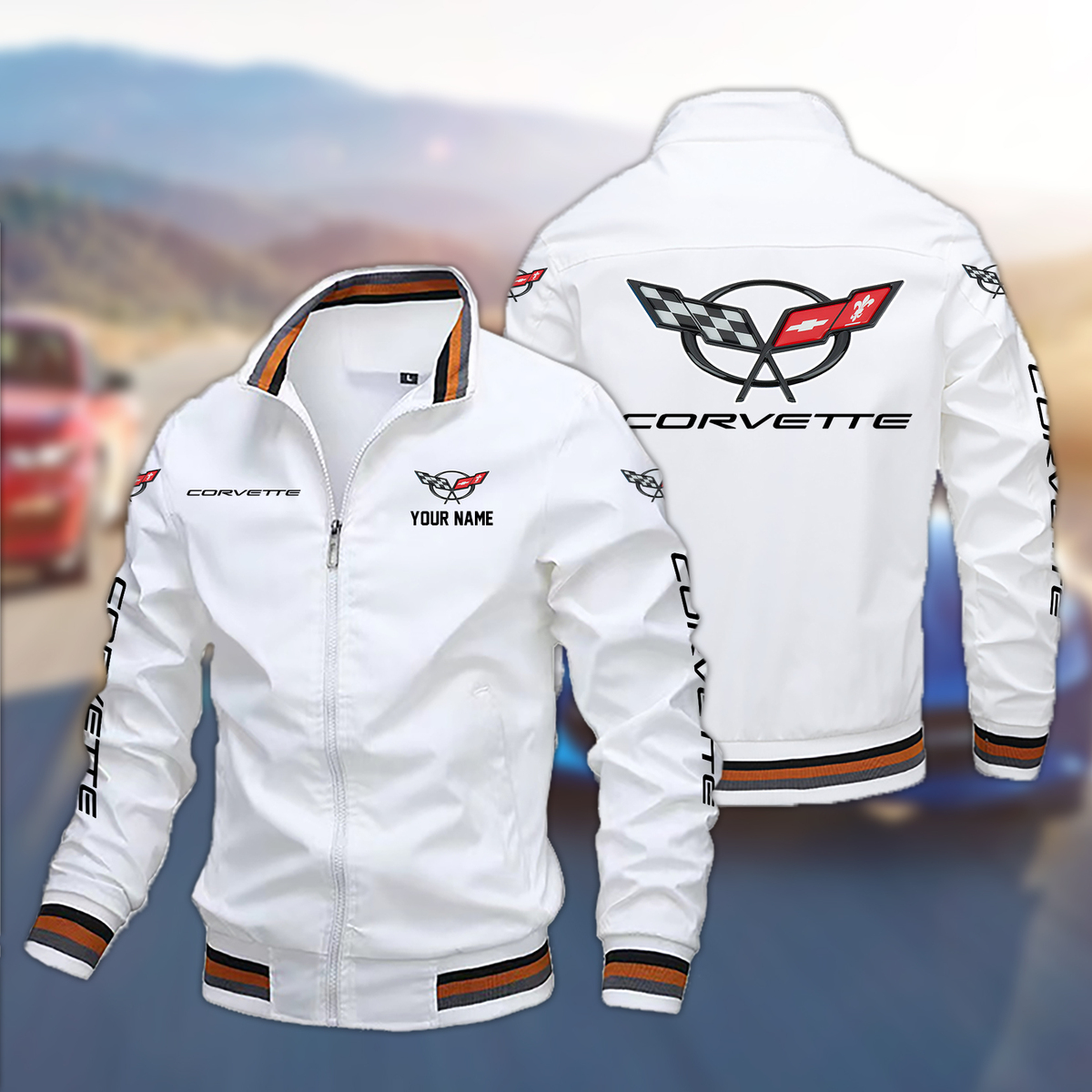 UZKLPC2822 Chevrolet Corvette C5 Boomber Jacket - Famjoys UZKLPC2822 Chevrolet Corvette C5 Boomber Jacket - Famjoys