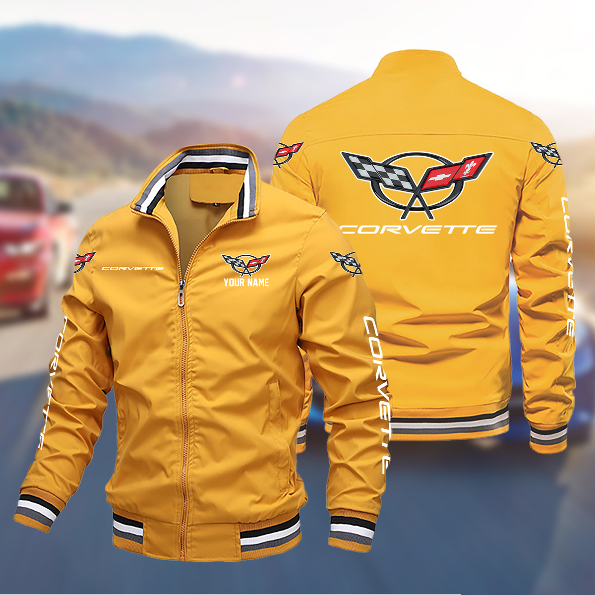 UZKLPC2822 Chevrolet Corvette C5 Boomber Jacket - Famjoys UZKLPC2822 Chevrolet Corvette C5 Boomber Jacket - Famjoys