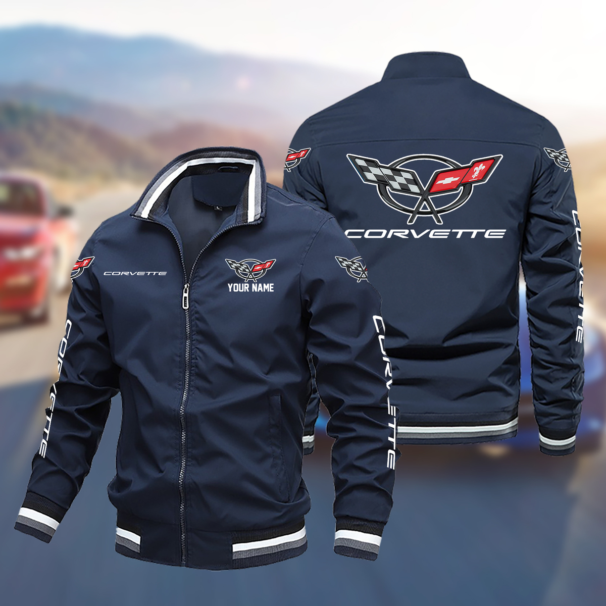UZKLPC2822 Chevrolet Corvette C5 Boomber Jacket - Famjoys UZKLPC2822 Chevrolet Corvette C5 Boomber Jacket - Famjoys