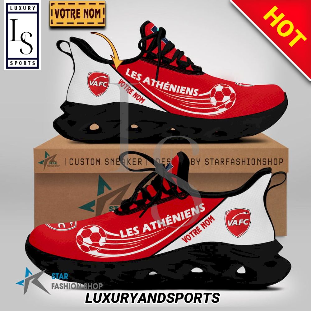 Valenciennes Football Club Ligue 2 Custom Name Max Soul Shoes - Famjoys Valenciennes Football Club Ligue 2 Custom Name Max Soul Shoes - Famjoys