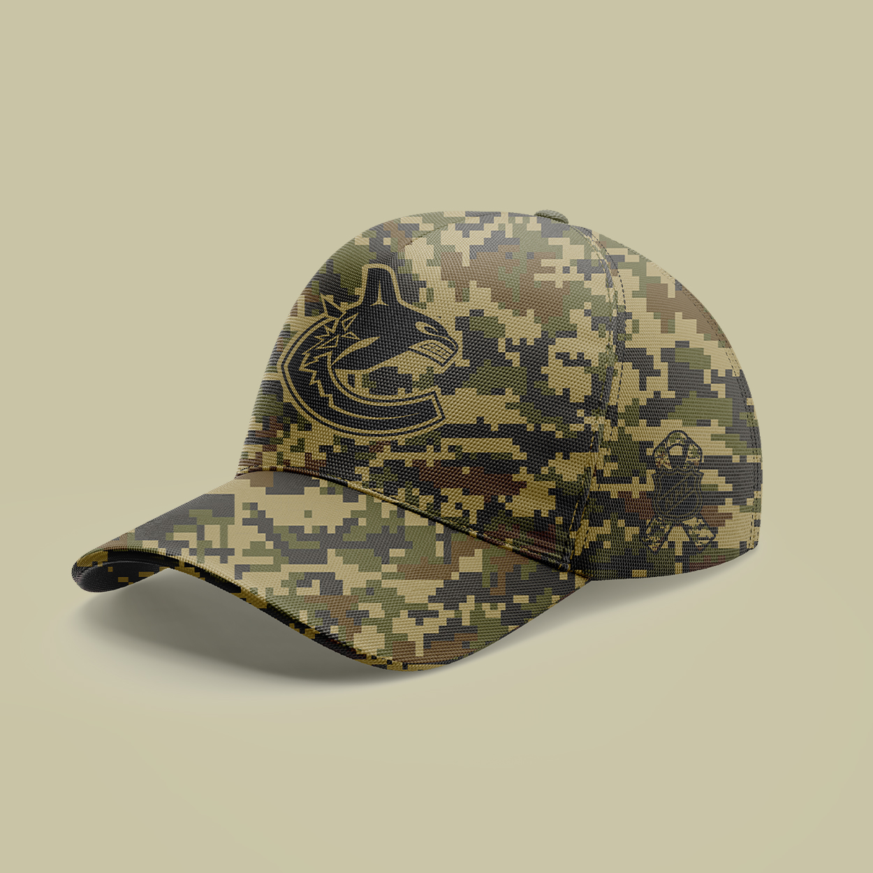 Vancouver Canucks Camo Salute to Service Premium Club Fleece Pullover Hoodie - Famjoys Vancouver Canucks Camo Salute to Service Premium Club Fleece Pullover Hoodie - Famjoys