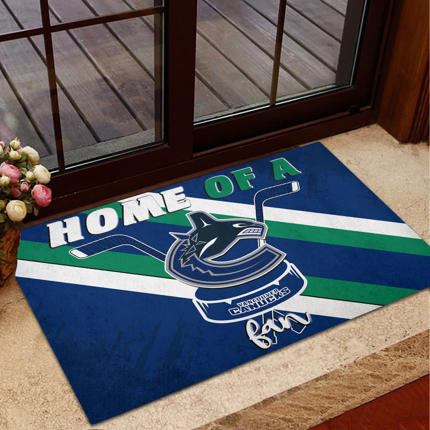 Vancouver Canucks Doormat 388 - Famjoys Vancouver Canucks Doormat 388 - Famjoys