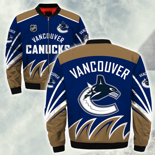 Vancouver Canucks Jacket 3D Print - Famjoys Vancouver Canucks Jacket 3D Print - Famjoys