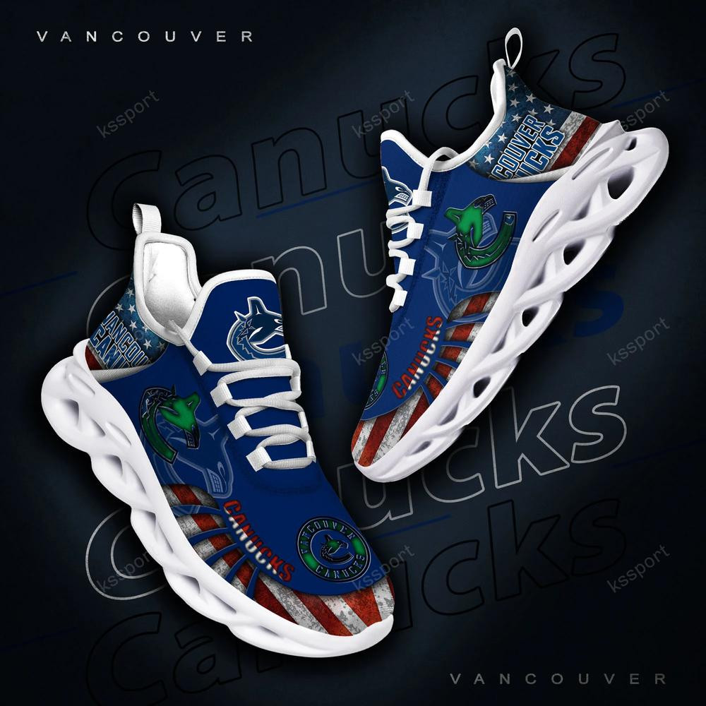 Vancouver Canucks Max Soul Clunky Shoes - Famjoys Vancouver Canucks Max Soul Clunky Shoes - Famjoys