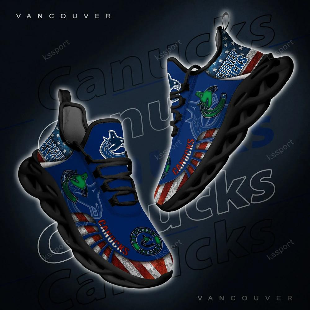 Vancouver Canucks Max Soul Clunky Shoes - Famjoys Vancouver Canucks Max Soul Clunky Shoes - Famjoys