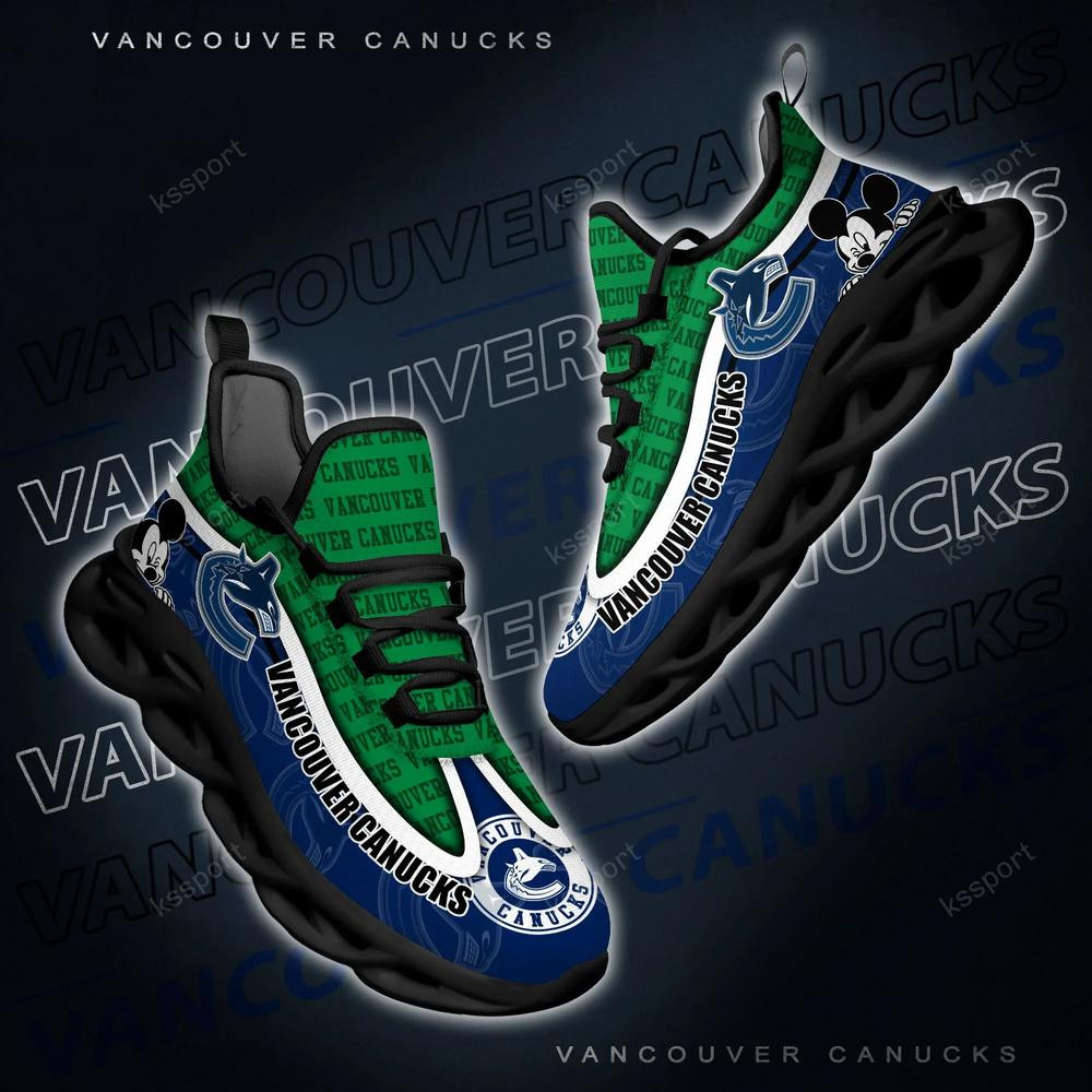 Vancouver Canucks Max Soul Clunky Sneakers - Famjoys Vancouver Canucks Max Soul Clunky Sneakers - Famjoys