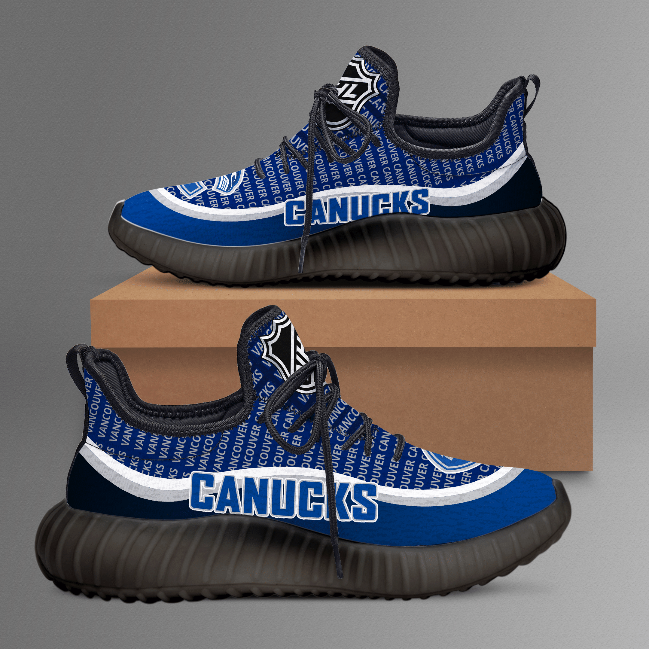 Vancouver Canucks YZ Shoes v16 - Famjoys Vancouver Canucks YZ Shoes v16 - Famjoys