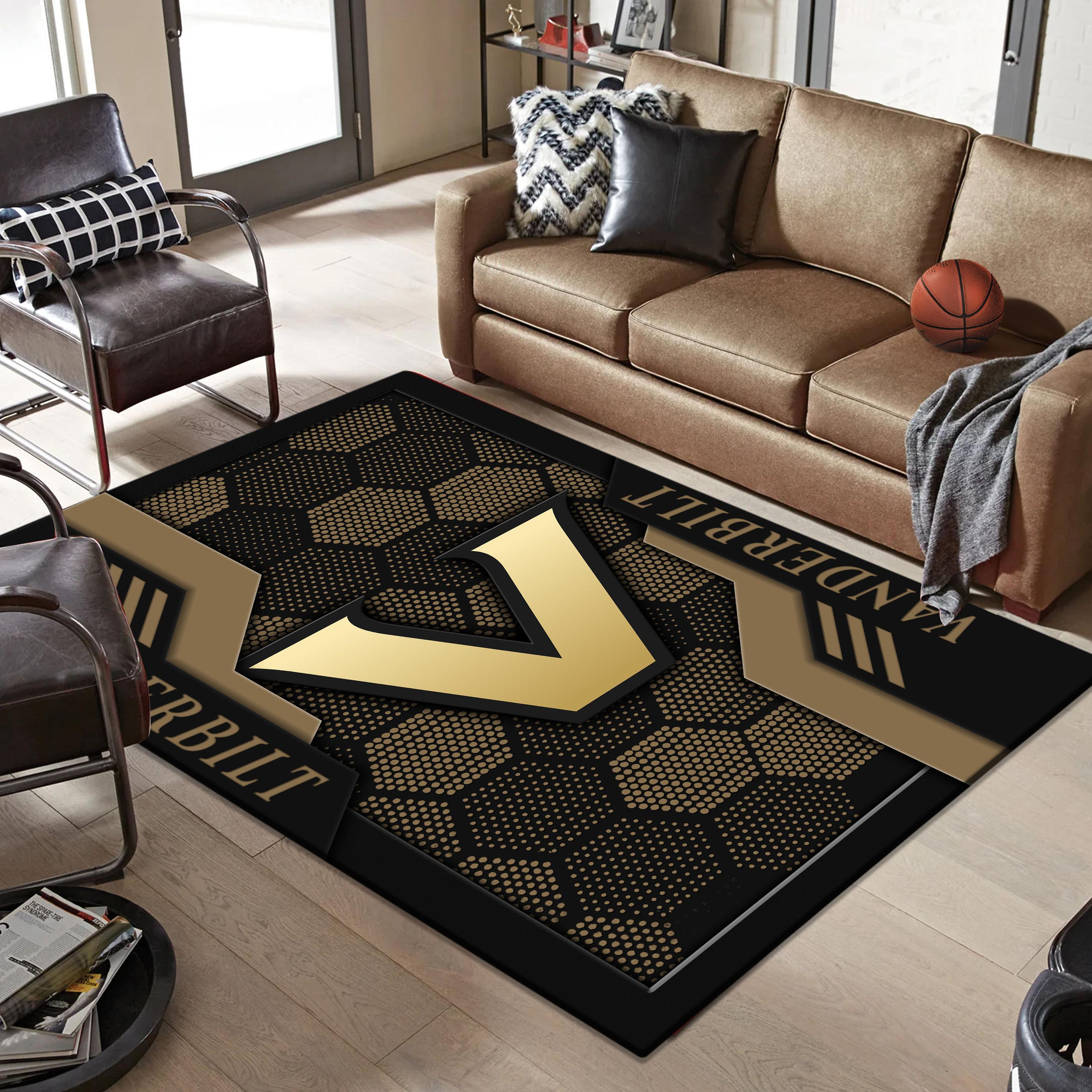 Vanderbilt Commodores Area Rugs 3707 - Famjoys Vanderbilt Commodores Area Rugs 3707 - Famjoys