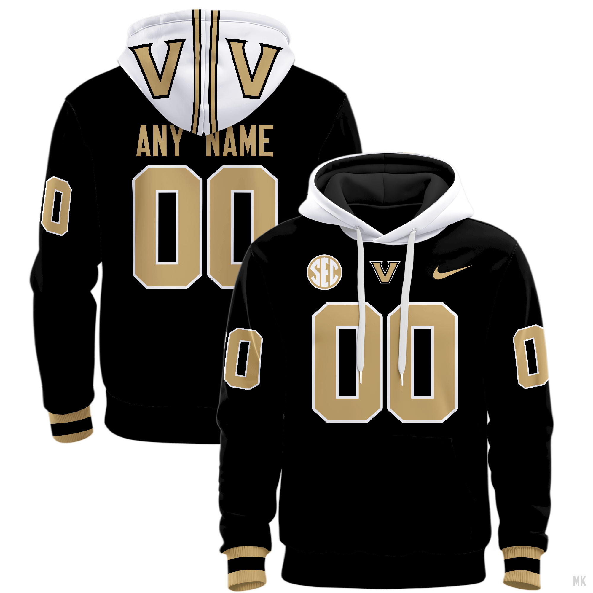 Vanderbilt Commodores Football Hoodie - Famjoys Vanderbilt Commodores Football Hoodie - Famjoys
