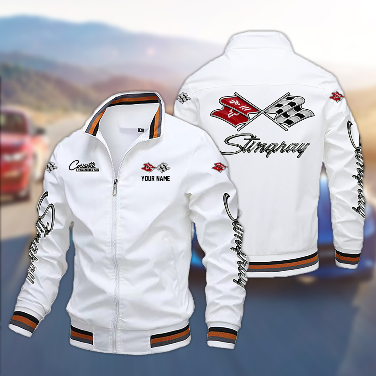 VBTLPC2822 Chevrolet Corvette C3 Boomber Jacket - Famjoys VBTLPC2822 Chevrolet Corvette C3 Boomber Jacket - Famjoys