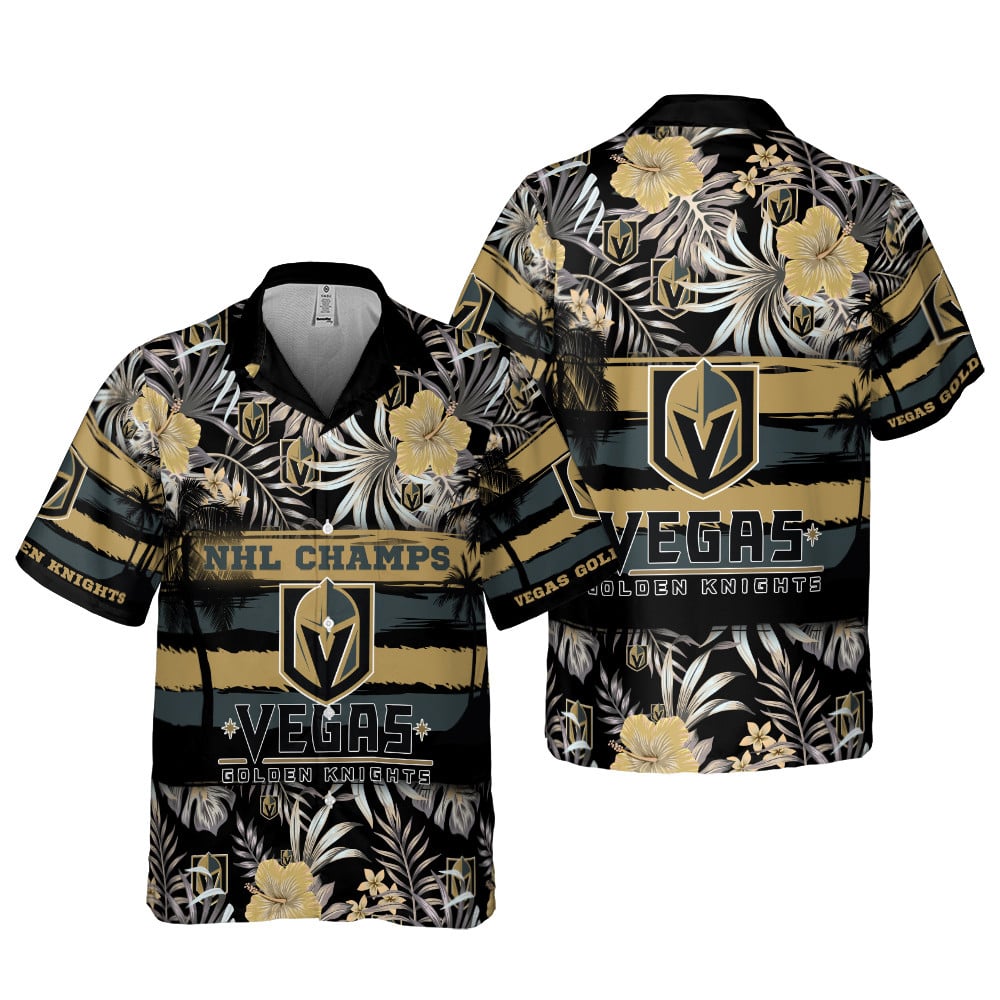 Vegas Golden Knights 2023 AOP Hawaiian Shirt V8 - Famjoys Vegas Golden Knights 2023 AOP Hawaiian Shirt V8 - Famjoys