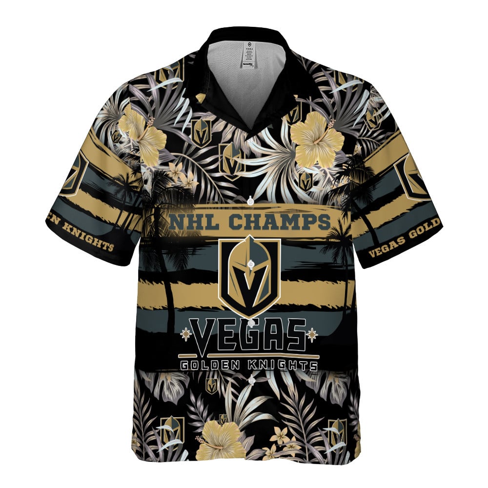 Vegas Golden Knights 2023 AOP Hawaiian Shirt V8 - Famjoys Vegas Golden Knights 2023 AOP Hawaiian Shirt V8 - Famjoys