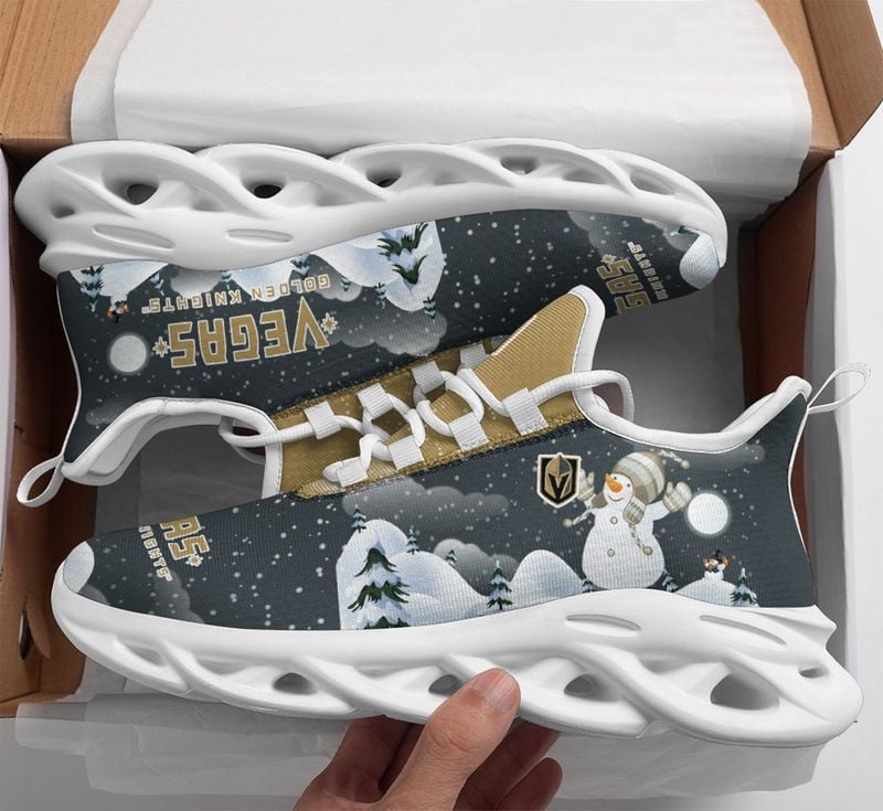Vegas Golden Knights Christmas Max Soul Shoes NLA030466 - Famjoys Vegas Golden Knights Christmas Max Soul Shoes NLA030466 - Famjoys