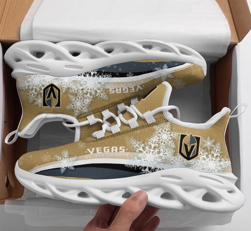 Vegas Golden Knights Christmas Snow Max Soul Shoes Men's And Women's US Sizes NLA030766 - Famjoys Vegas Golden Knights Christmas Snow Max Soul Shoes Men's And Women's US Sizes NLA030766 - Famjoys