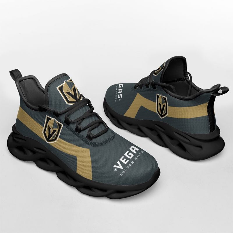 Vegas Golden Knights Classic Pattern Max Soul Shoes NEW054066 - Famjoys Vegas Golden Knights Classic Pattern Max Soul Shoes NEW054066 - Famjoys
