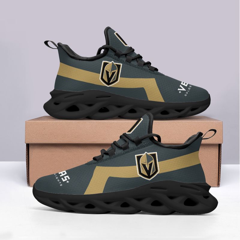 Vegas Golden Knights Classic Pattern Max Soul Shoes NEW054066 - Famjoys Vegas Golden Knights Classic Pattern Max Soul Shoes NEW054066 - Famjoys
