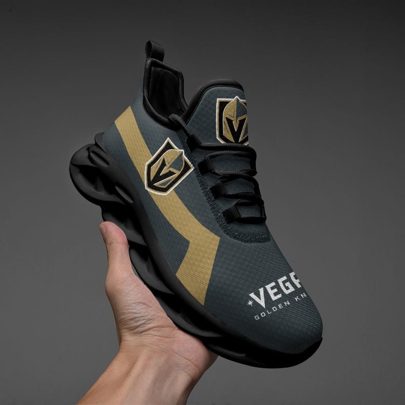 Vegas Golden Knights Classic Pattern Max Soul Shoes NEW054066 - Famjoys Vegas Golden Knights Classic Pattern Max Soul Shoes NEW054066 - Famjoys