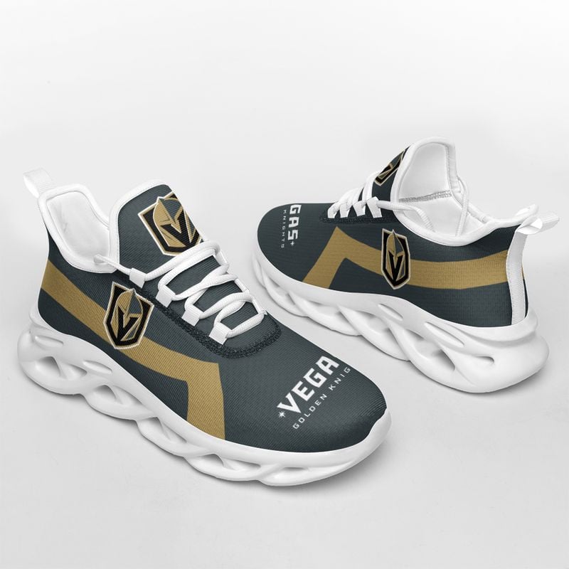 Vegas Golden Knights Classic Pattern Max Soul Shoes NEW054066 - Famjoys Vegas Golden Knights Classic Pattern Max Soul Shoes NEW054066 - Famjoys
