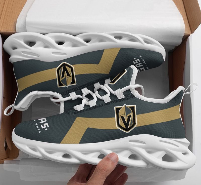 Vegas Golden Knights Classic Pattern Max Soul Shoes NEW054066 - Famjoys Vegas Golden Knights Classic Pattern Max Soul Shoes NEW054066 - Famjoys