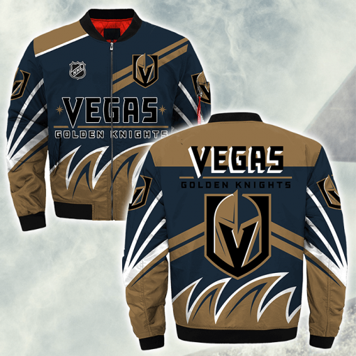 Vegas Golden Knights Jacket 3D Print - Famjoys Vegas Golden Knights Jacket 3D Print - Famjoys