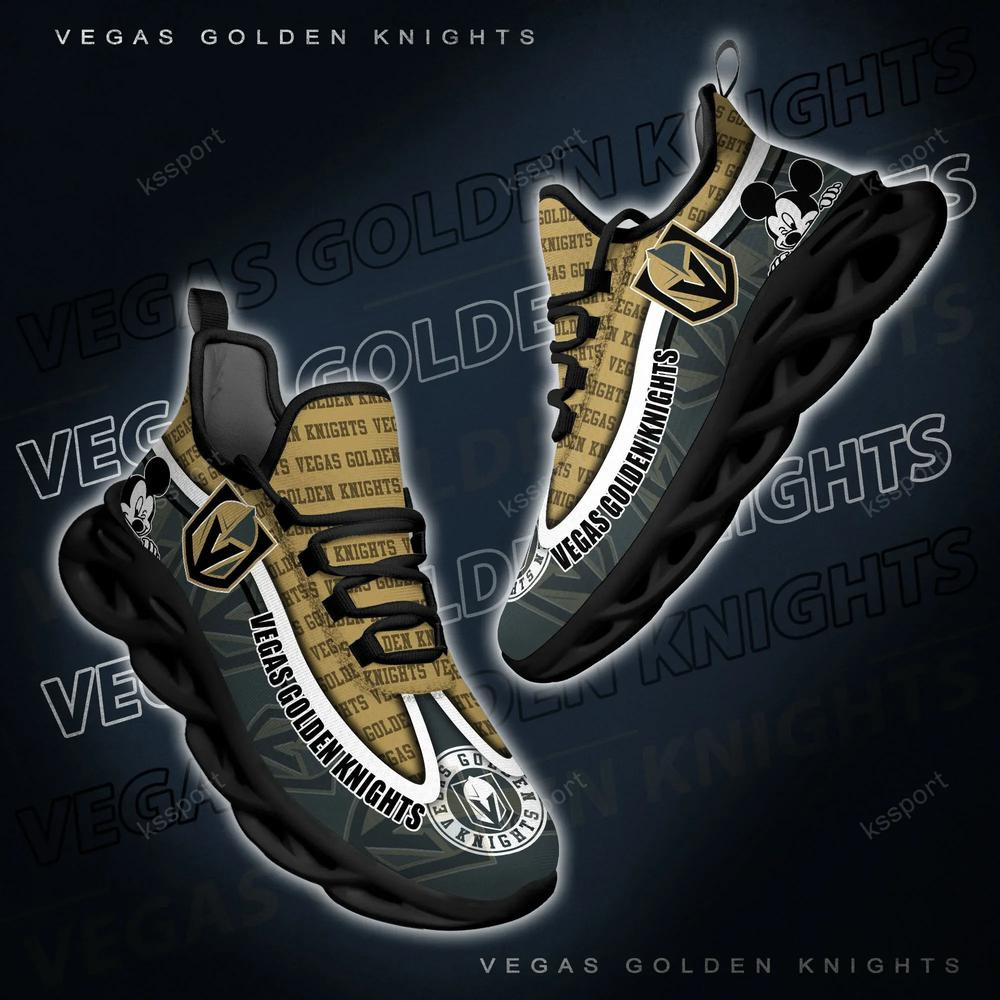 Vegas Golden Knights Max Soul Clunky Sneakers - Famjoys Vegas Golden Knights Max Soul Clunky Sneakers - Famjoys