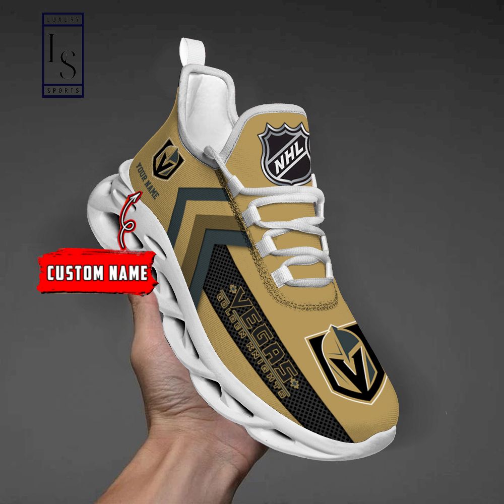 Vegas Golden Knights NHL Personalized Max Soul Shoes - Famjoys Vegas Golden Knights NHL Personalized Max Soul Shoes - Famjoys