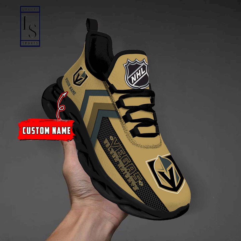 Vegas Golden Knights NHL Personalized Max Soul Shoes - Famjoys Vegas Golden Knights NHL Personalized Max Soul Shoes - Famjoys