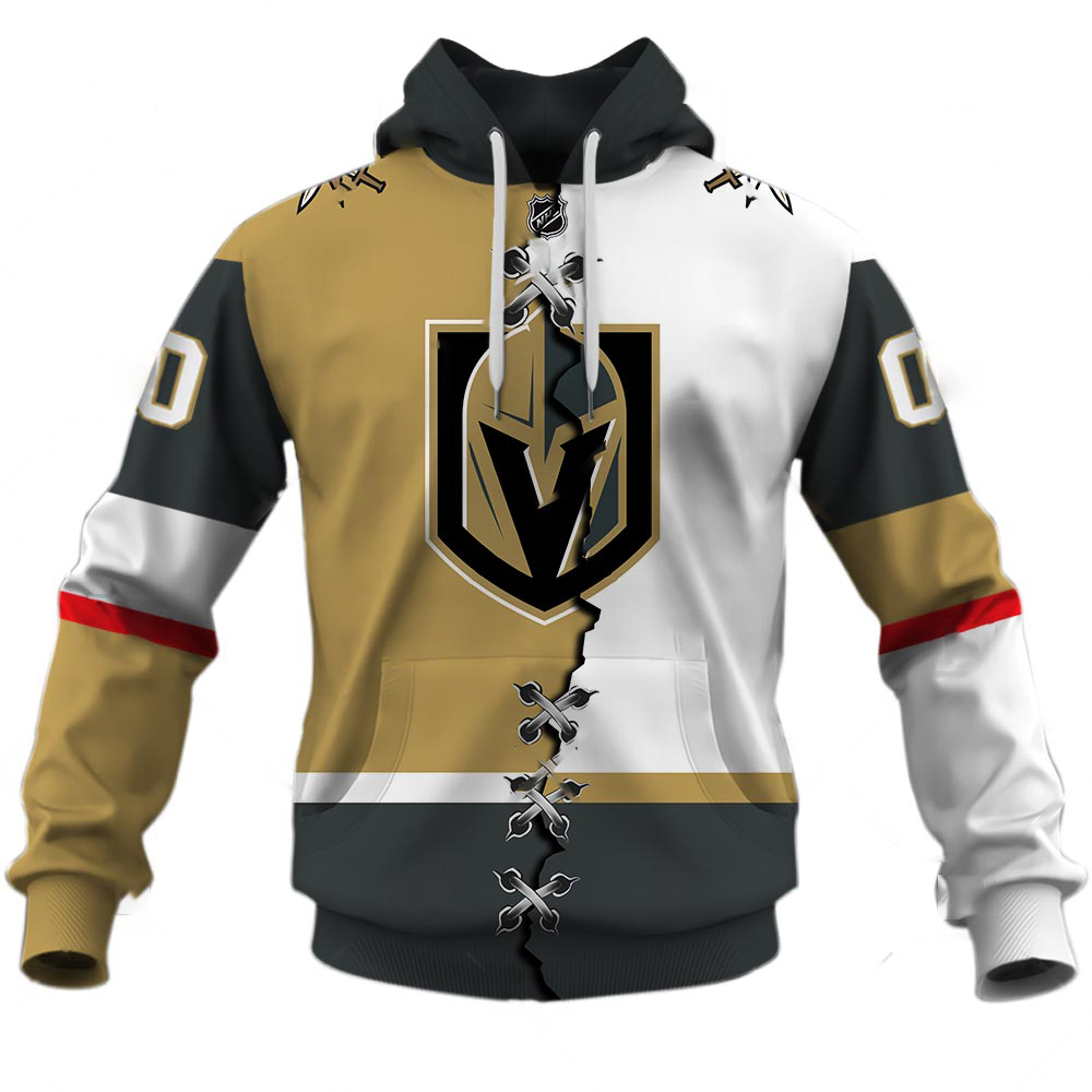 Vegas Golden Knights-Personalized NHL Mix Jersey - Famjoys Vegas Golden Knights-Personalized NHL Mix Jersey - Famjoys