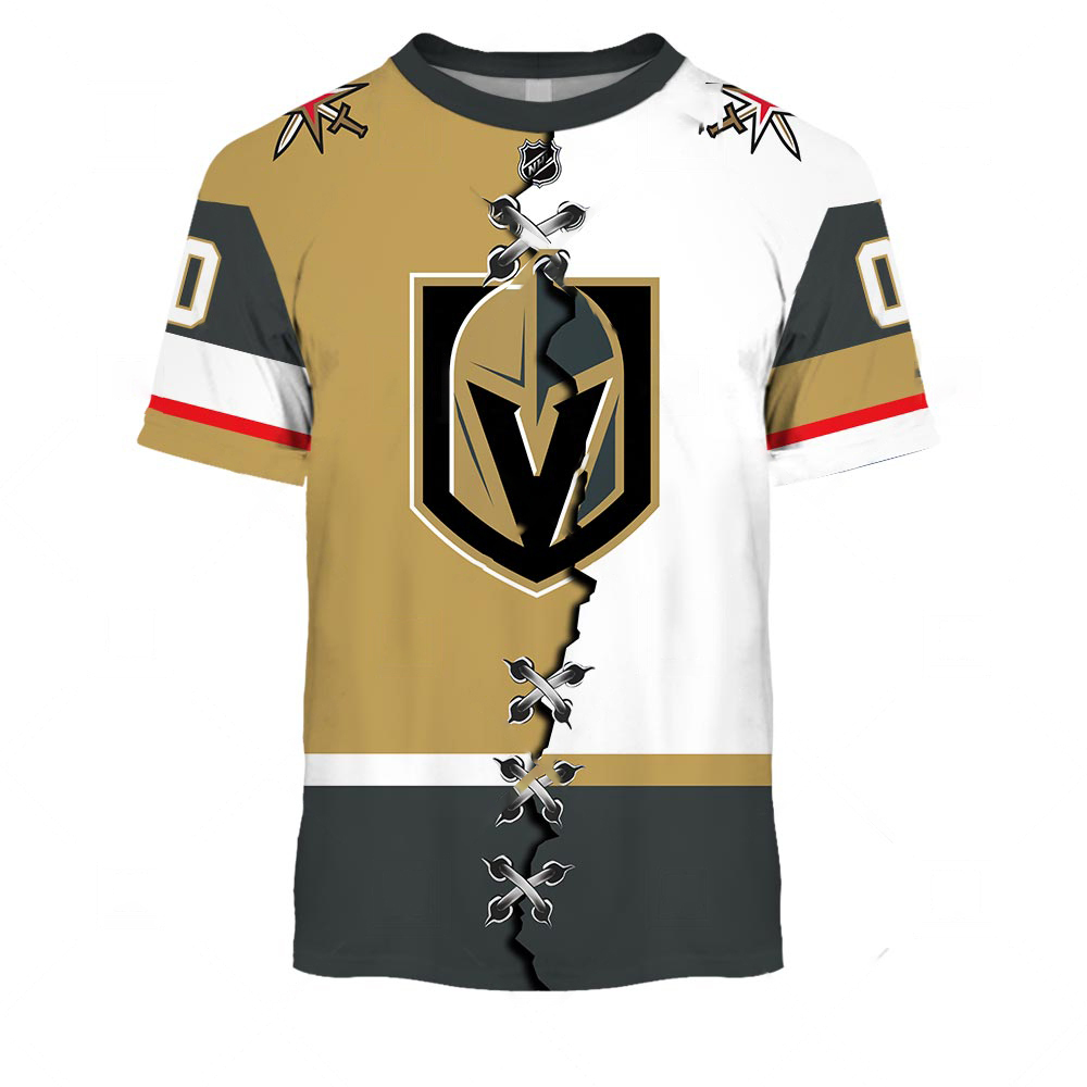Vegas Golden Knights-Personalized NHL Mix Jersey - Famjoys Vegas Golden Knights-Personalized NHL Mix Jersey - Famjoys