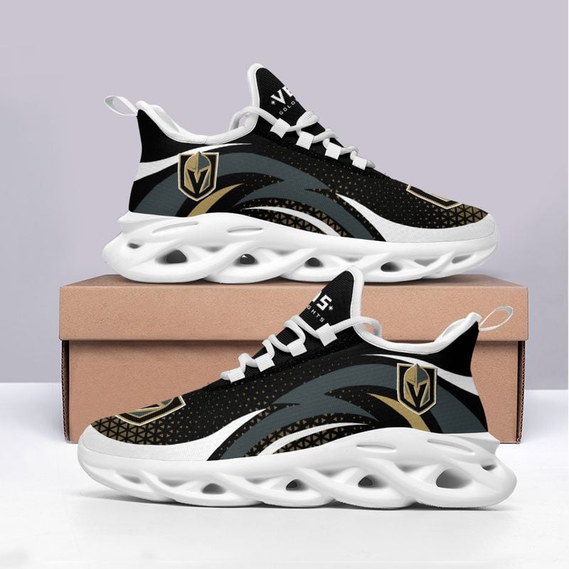 Vegas Golden Knights Triangle Abstract Pattern Max Soul Shoes NEW054566 - Famjoys Vegas Golden Knights Triangle Abstract Pattern Max Soul Shoes NEW054566 - Famjoys