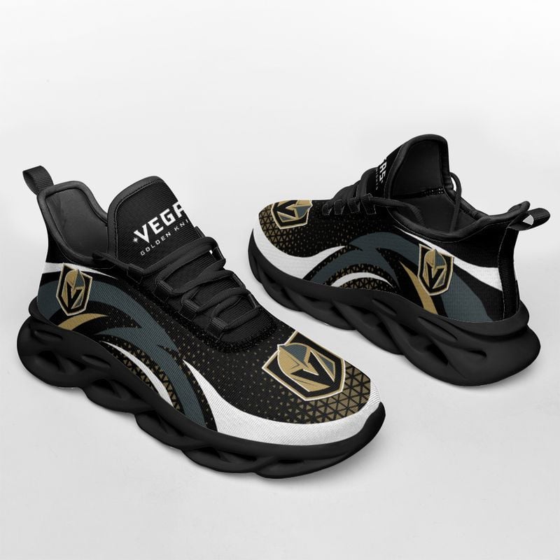 Vegas Golden Knights Triangle Abstract Pattern Max Soul Shoes NEW054566 - Famjoys Vegas Golden Knights Triangle Abstract Pattern Max Soul Shoes NEW054566 - Famjoys