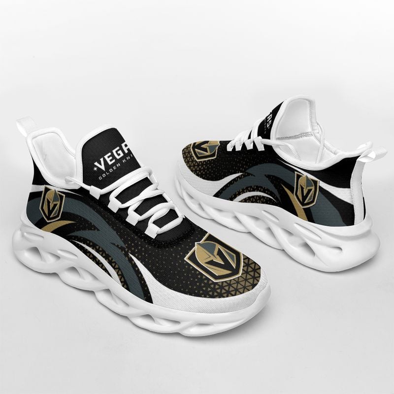 Vegas Golden Knights Triangle Abstract Pattern Max Soul Shoes NEW054566 - Famjoys Vegas Golden Knights Triangle Abstract Pattern Max Soul Shoes NEW054566 - Famjoys
