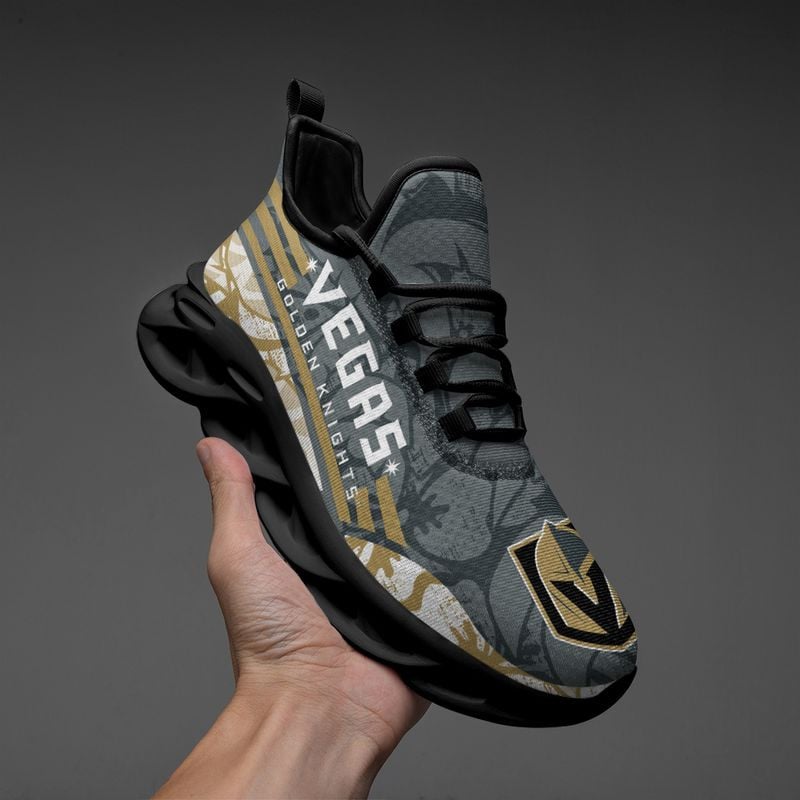 Vegas Golden Knights Tropical Flowers Max Soul Shoes NLA066166 - Famjoys Vegas Golden Knights Tropical Flowers Max Soul Shoes NLA066166 - Famjoys