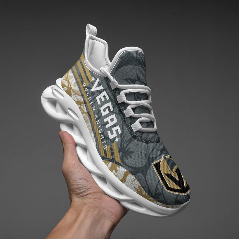 Vegas Golden Knights Tropical Flowers Max Soul Shoes NLA066166 - Famjoys Vegas Golden Knights Tropical Flowers Max Soul Shoes NLA066166 - Famjoys